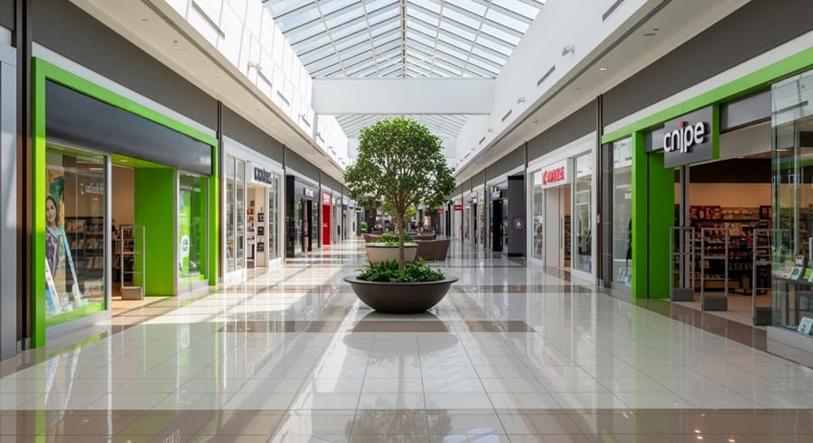 Shopping mall fit-out